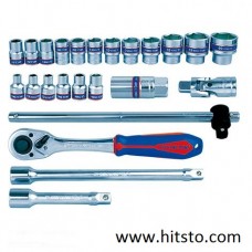 Набор головок 08-32mm, 24 предмета,1/2" , 12гранные
